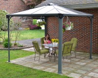 Gazebo Palermo 3600 Gray Bronze 3m x 3m x 2.1m image