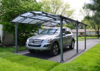 Carport / Pergola Kit Arcadia 6400 Grey / Bronze 6.44m x 3.59m x 2.42m image