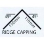 Polycarbonate Ridge Capping (B ) Clear Only - Up to 6.0m image
