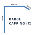 polycarbonate barge capping c
