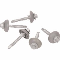 CLEARFIX Screw & 26mm Grey Dome Seal (250/250) - 12 x 50mm image