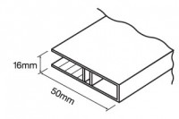 Laserlite Multiwall Aluminium Edge Bar image