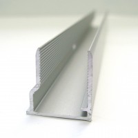 Easyclick pc end cap 16mm natural anodised 6.0m length image