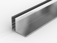 Suntuf Aluminium F Section 10mm 6m Clear Anodised image