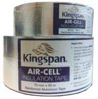 Kingspan White Aluminium Foil Tape 72mm x 50m image