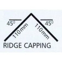 Polycarbonate Ridge Capping (B ) Clear Only - Up to 6.0m image