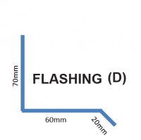 Polycarbonate Flashing (D ) Clear Only - Up to 6.0m image