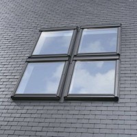 VELUX EKW - 2 VERTICAL & 2 SIDE BY SIDE  - C06 Flashing  image