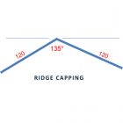 Ridge Capping UV2 Clear 1.5 3000x120x120 135D image